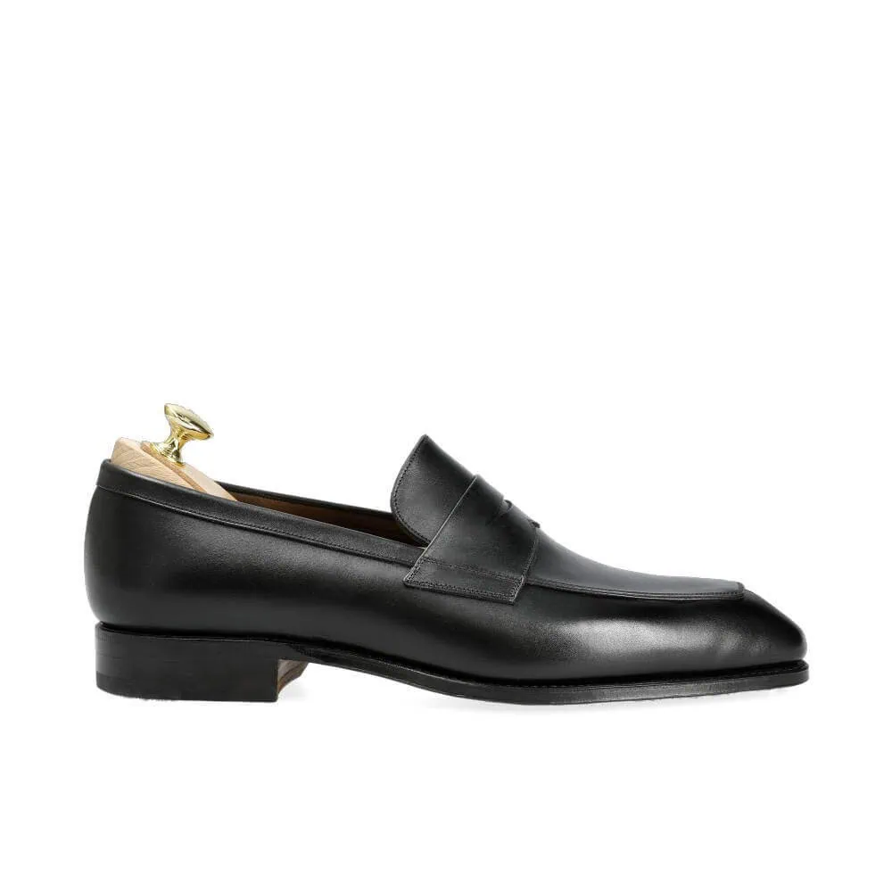 PENNY LOAFERS BLACK BOXCALF | CARMINA Shoemaker