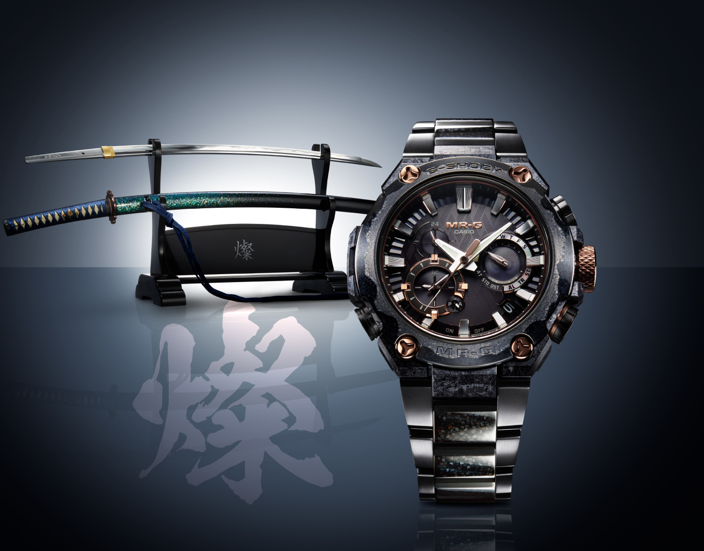 燦々と輝く日本刀をモチーフにした“MR-G” | CASIO