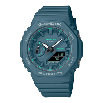 GMAS2100GA3A | G-SHOCK ANALOG-DIGITAL Green | CASIO