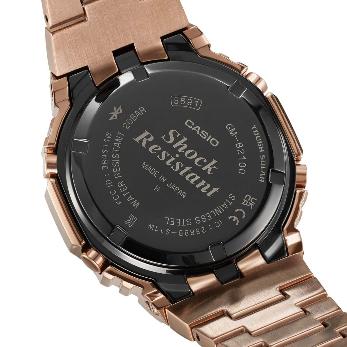 GMB2100GD-5A | Rose Gold Full Metal Watch - G-SHOCK | CASIO