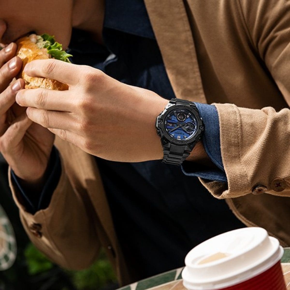 GSTB400BD1A2 | G-SHOCK G-STEEL Black | CASIO