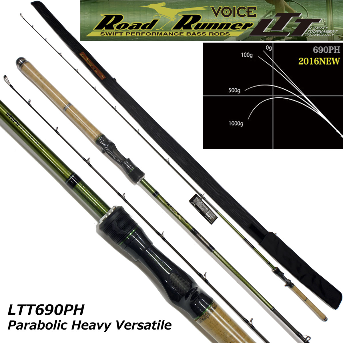 ノリーズ ロードランナー・ヴォイス HB560L ジャーク&アキュラシー