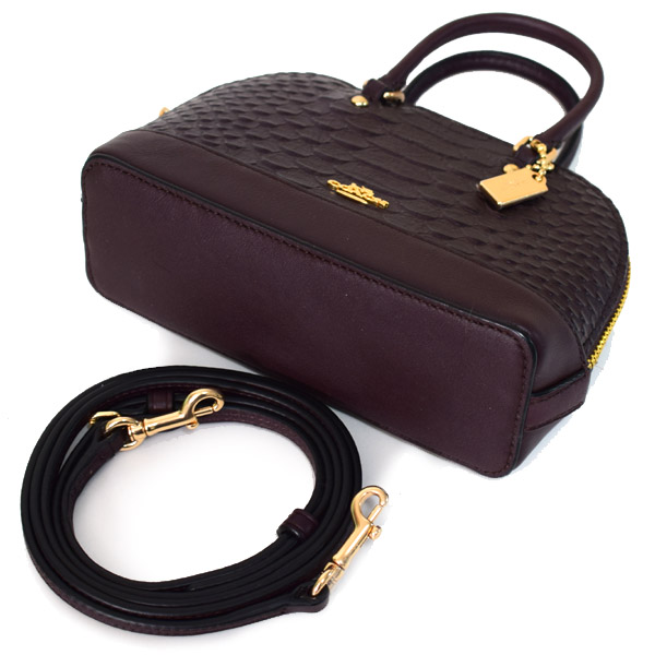 COACH】コーチ パイソン レザー マイクロ ミニ シエラ サッチェル 2way