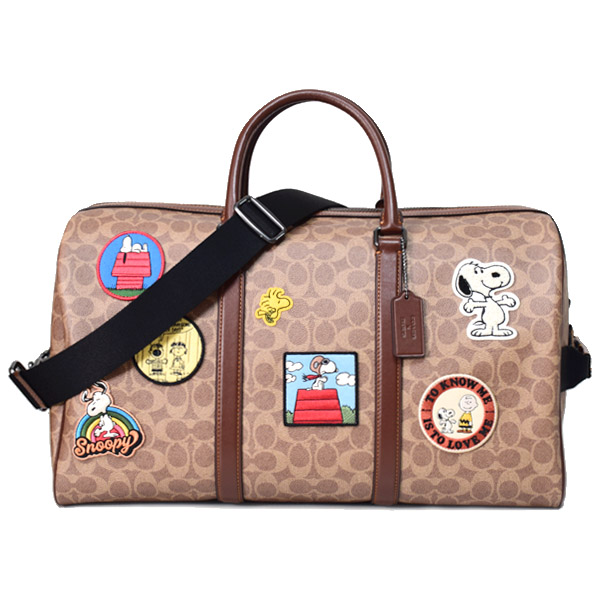 COACH】コーチ スヌーピー バッグ ピーナッツ コラボ ボストンバッグ