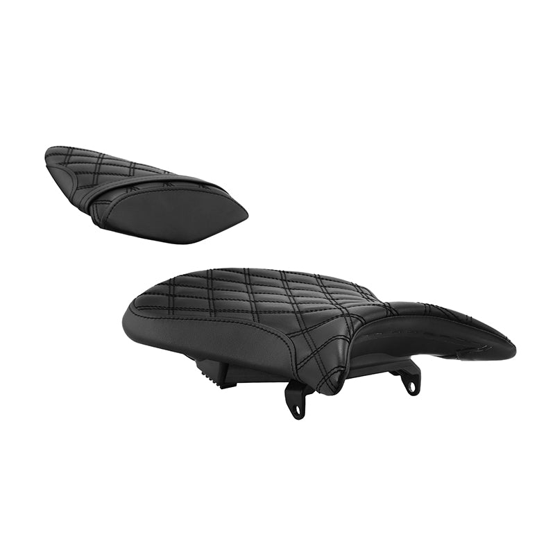 C.C. RIDER Ninja ZX6R Front And Rear Seat For Kawasaki Black