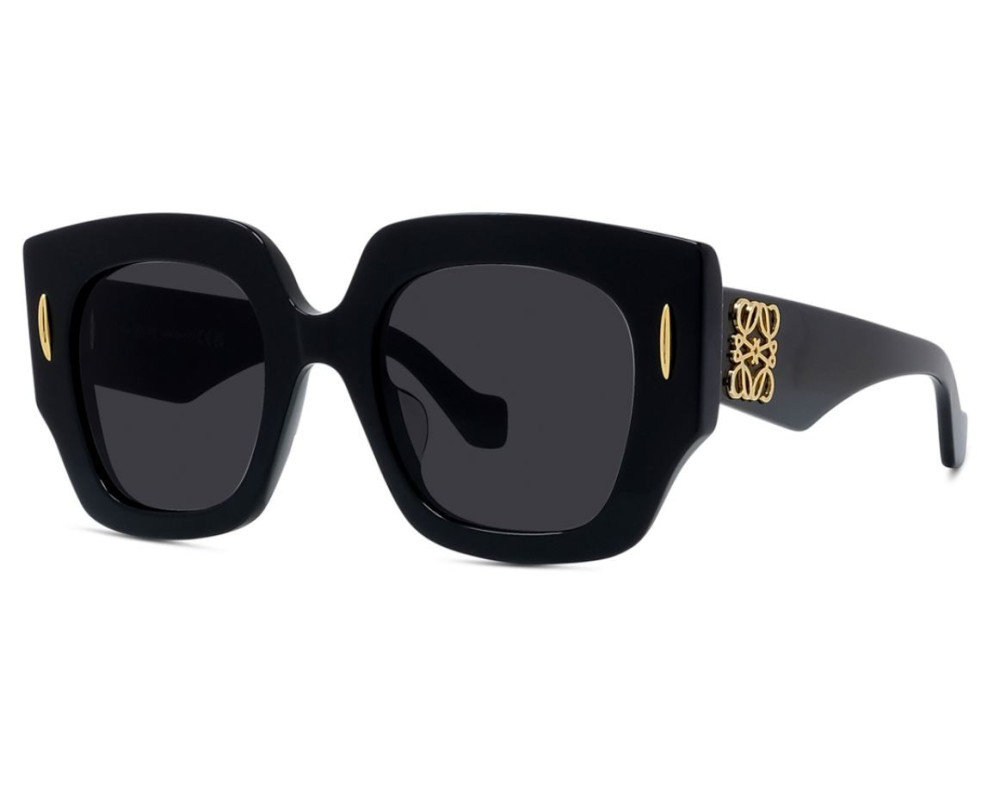 Loewe Square Screen Sunglasses LW40129U Frame color Black