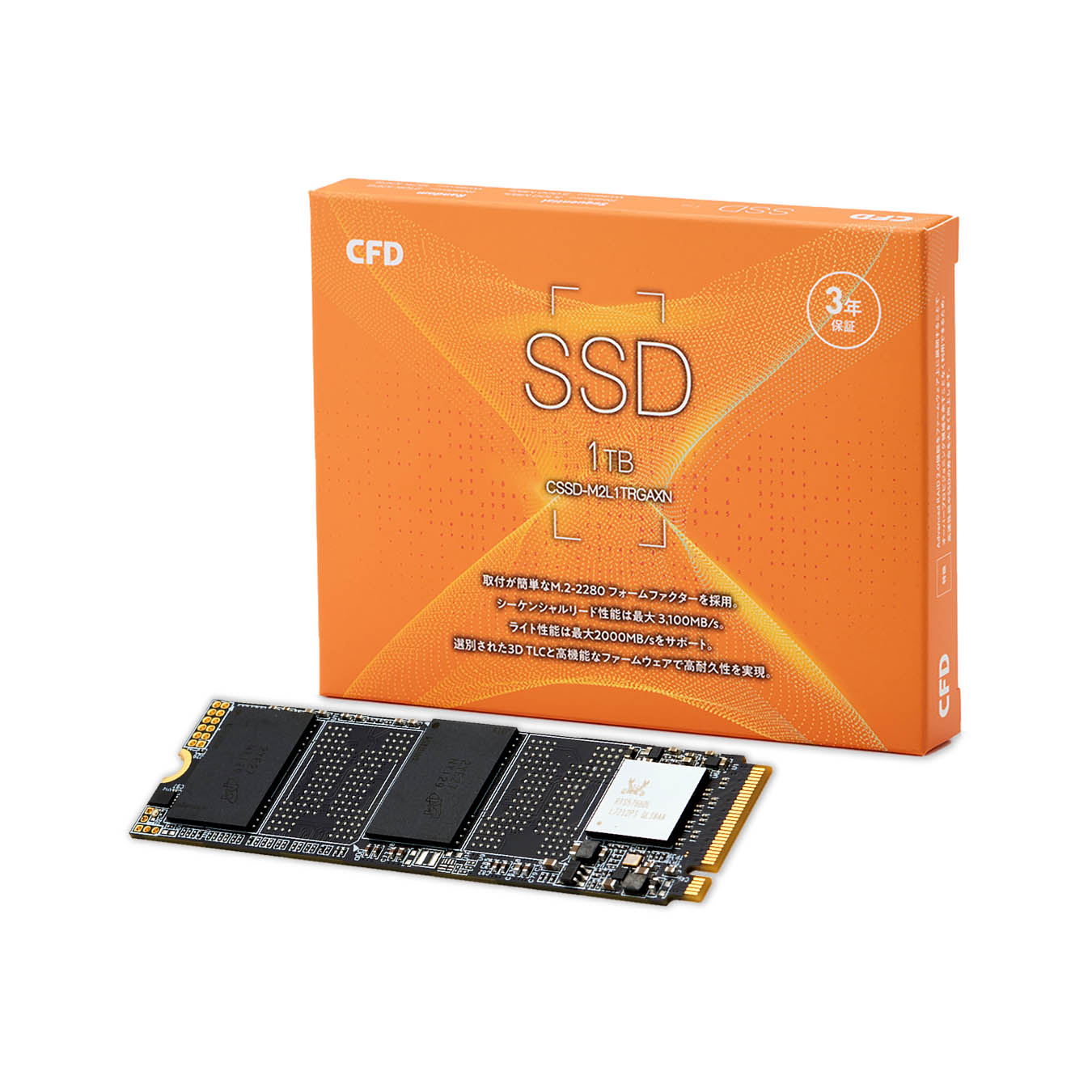 CSSD-M2L1TRGAXN | CFD RGAX シリーズ M.2 NVMe接続 SSD 1TB | CFD販売