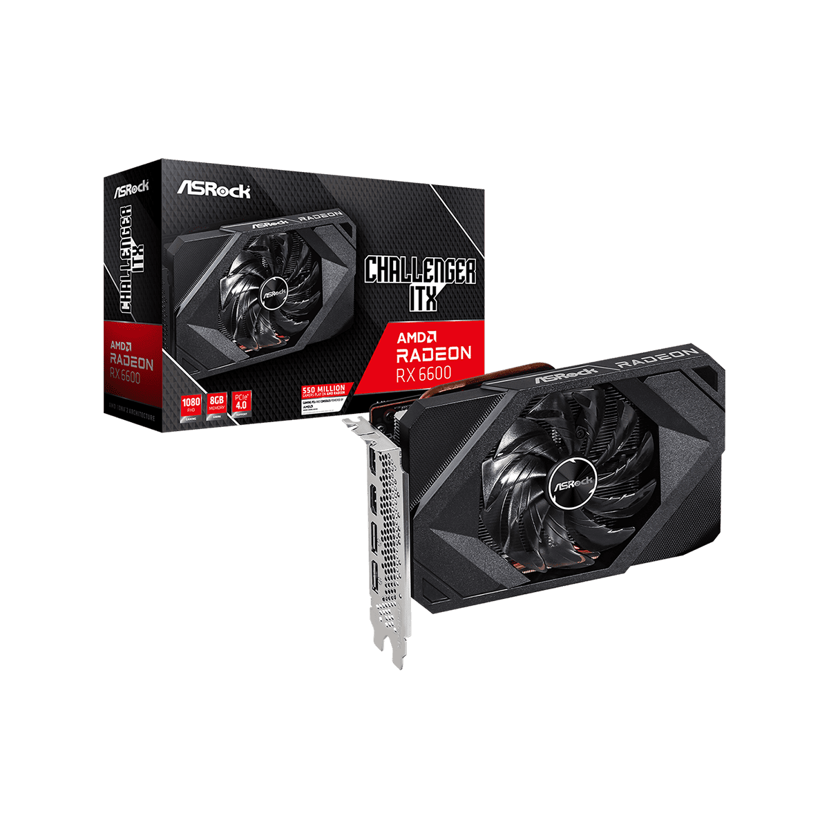 RX6600 CLI 8G | ASRock(アスロック) Radeon RX 6600 搭載