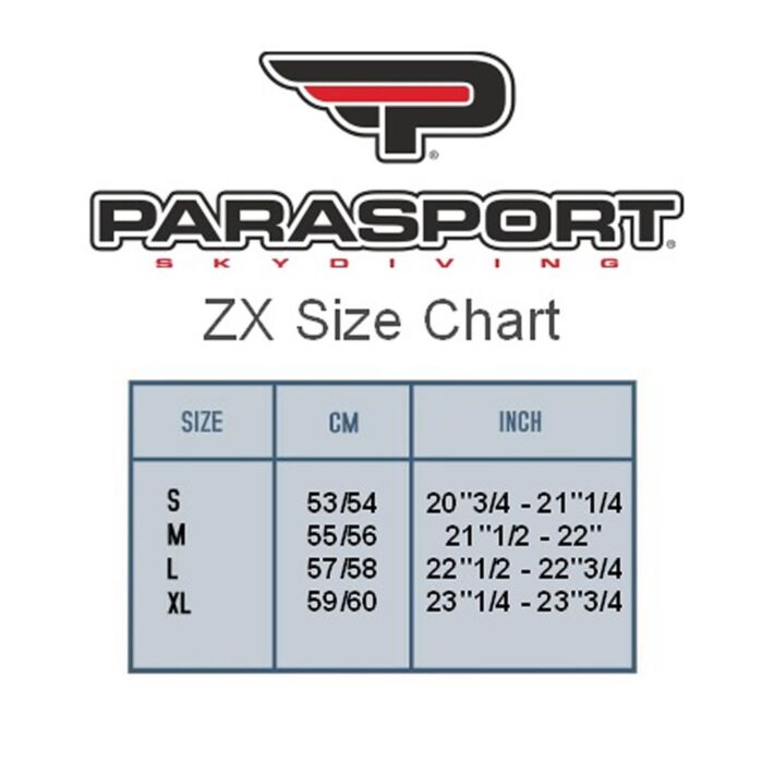 Parasport ZX Skydiving Helmet | ChutingStar Skydiving Gear