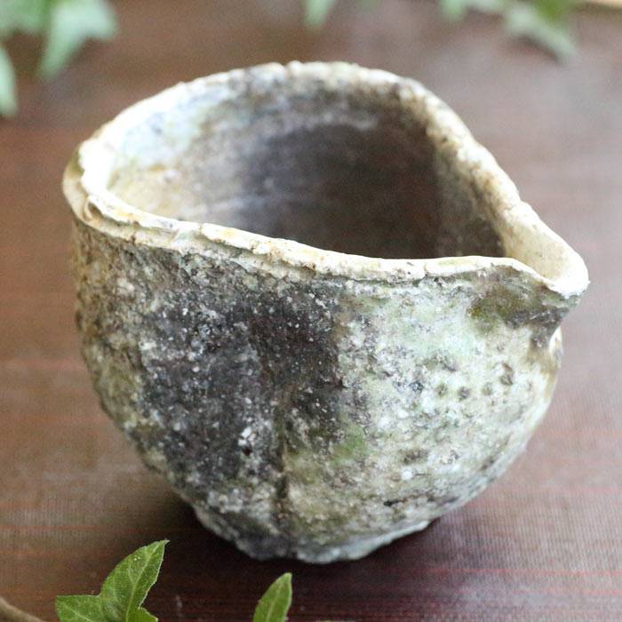 伊賀焼 谷本貴 片口 茶海 薪窯陶器 酒器 桐箱付