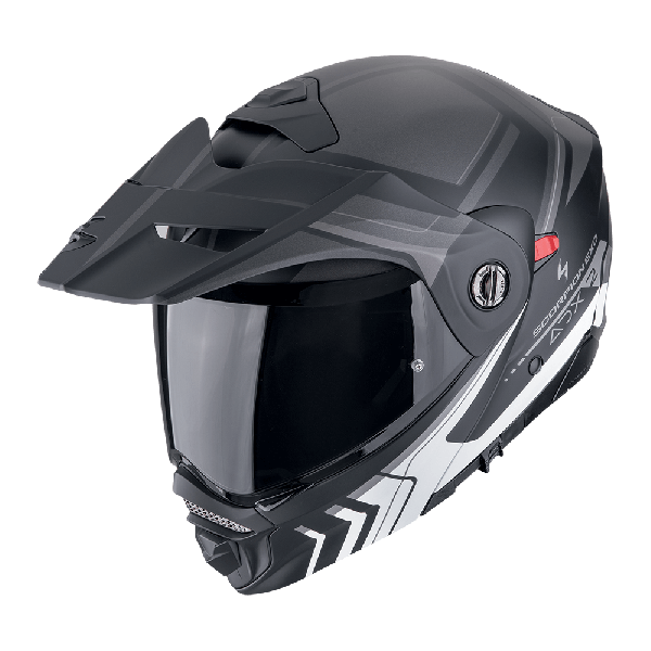 Buy Scorpion ADX-2 Lewis Matt Black-Silver + Free Shipping! | 10