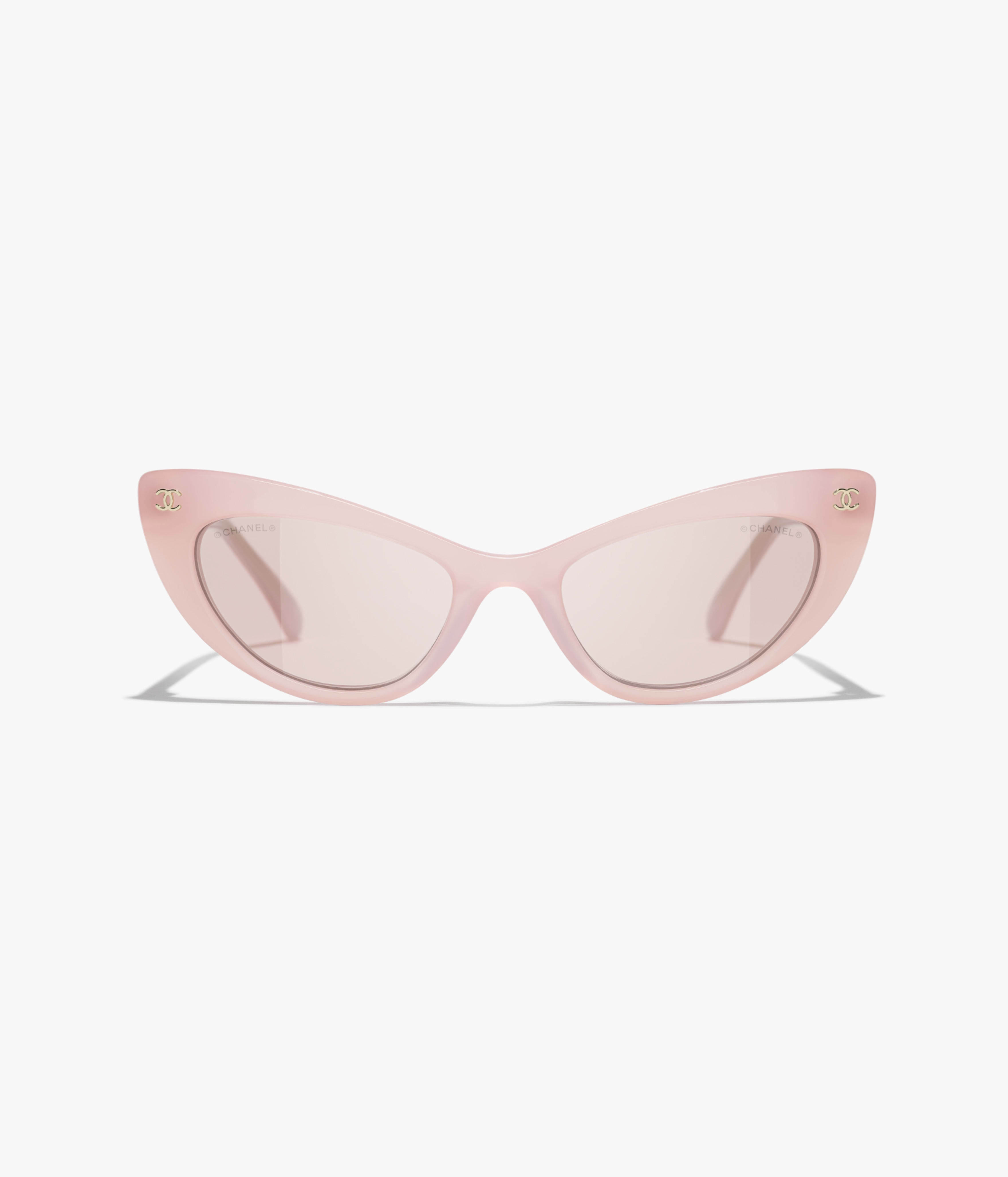 CHANEL サングラス: キャッツアイ シェイプ サングラス, アセテート