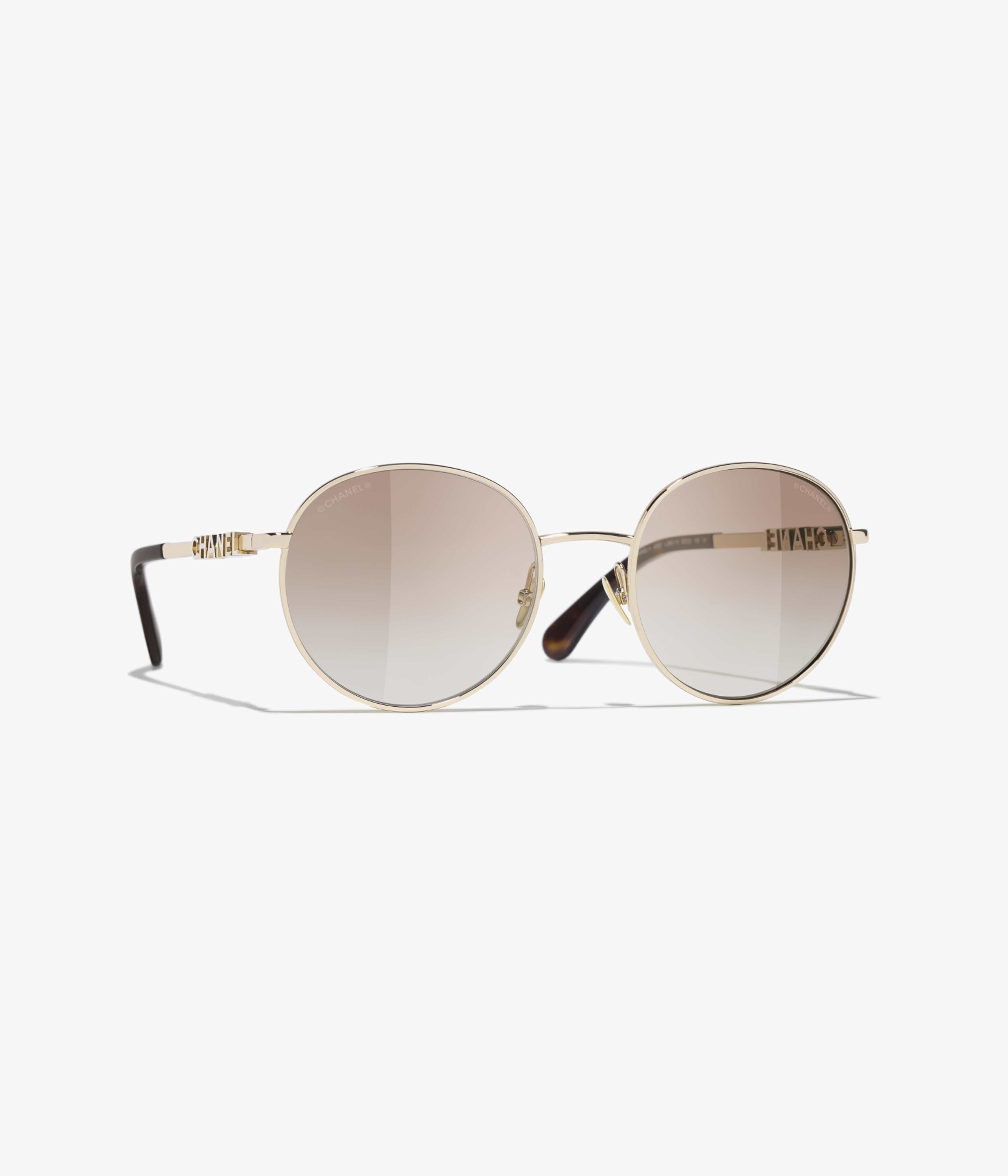 CHANEL サングラス: パント シェイプ サングラス, メタル 4282