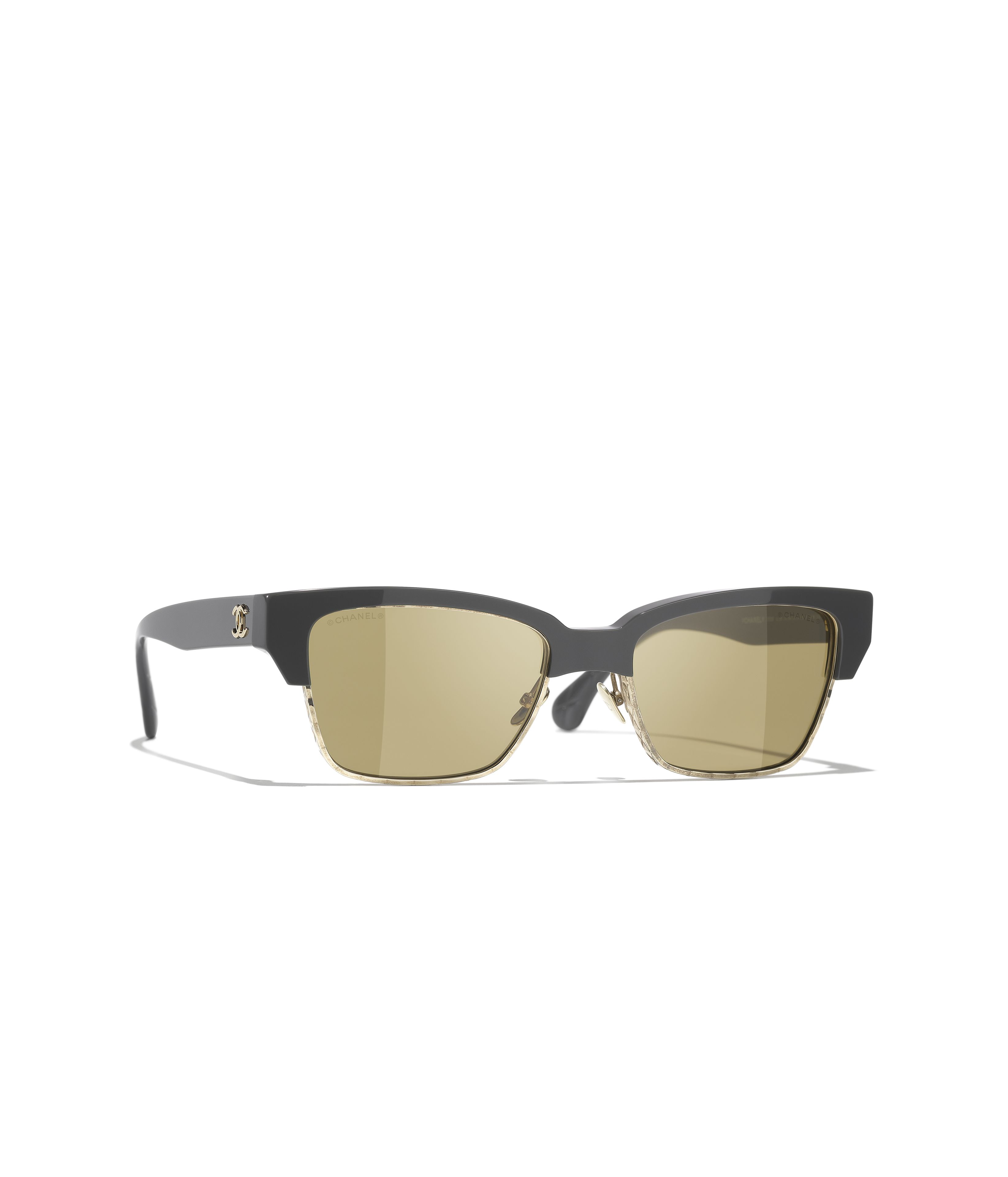 CHANEL サングラス: キャッツアイ シェイプ サングラス, アセテート