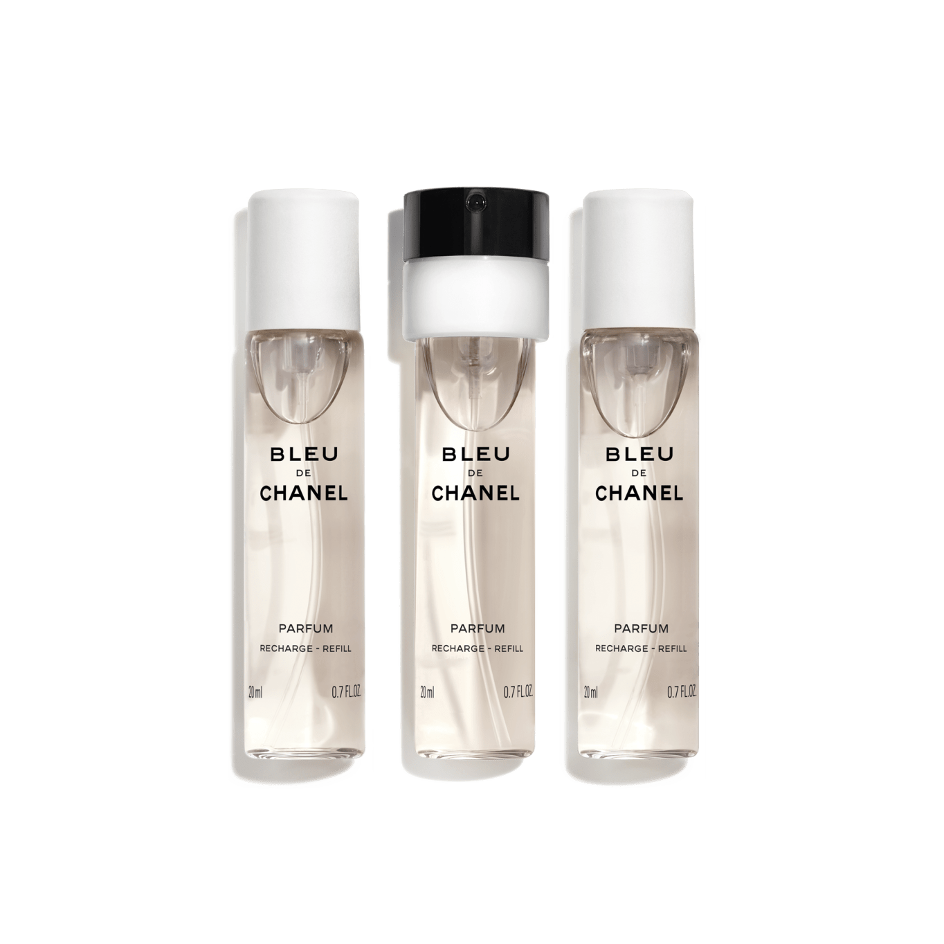 ブルー ドゥ シャネル パルファム トラベル スプレイ - 3x20 ml Refill