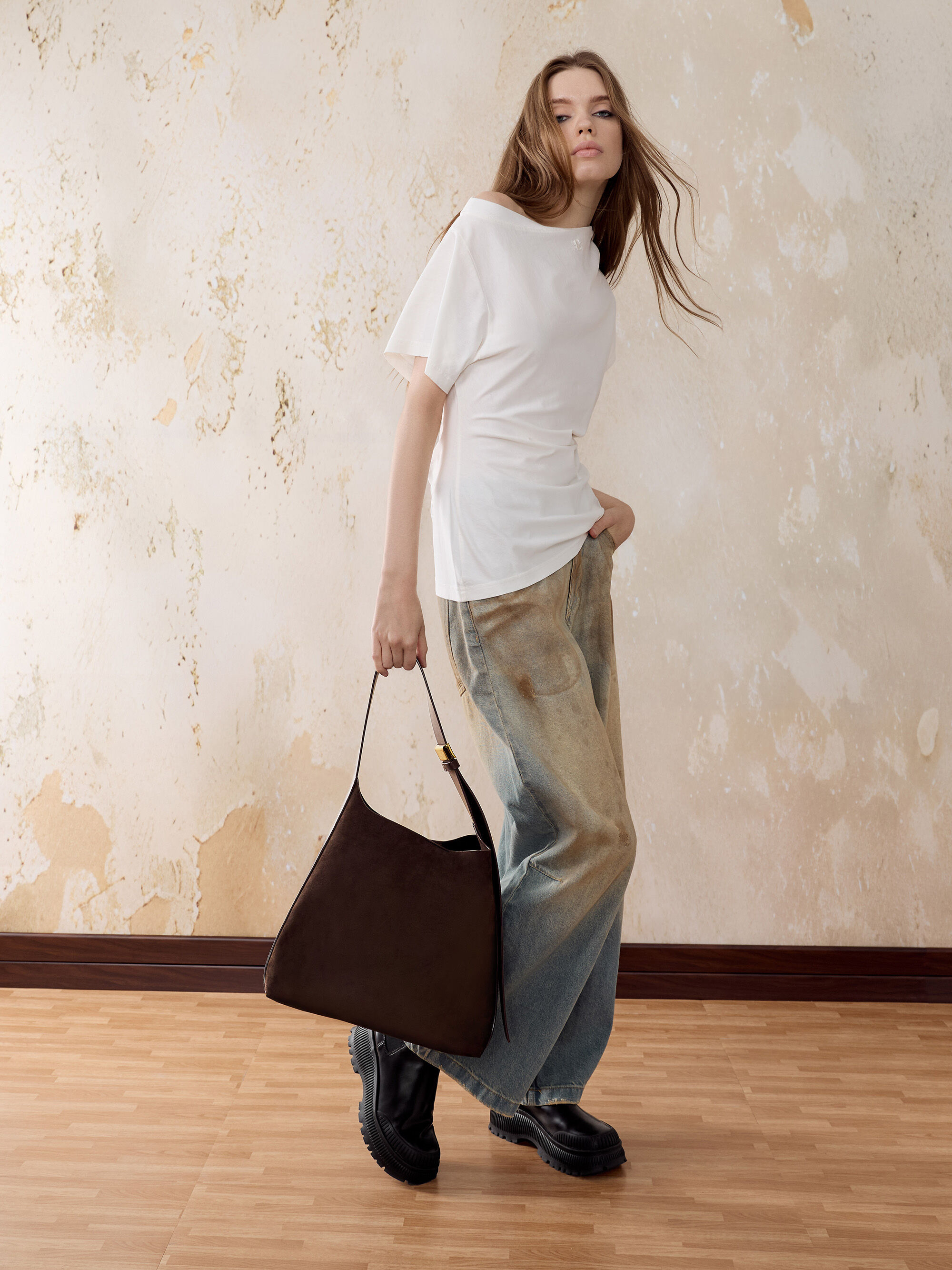 Edna エドナ トートバッグ - エスプレッソブラウン | CHARLES & KEITH