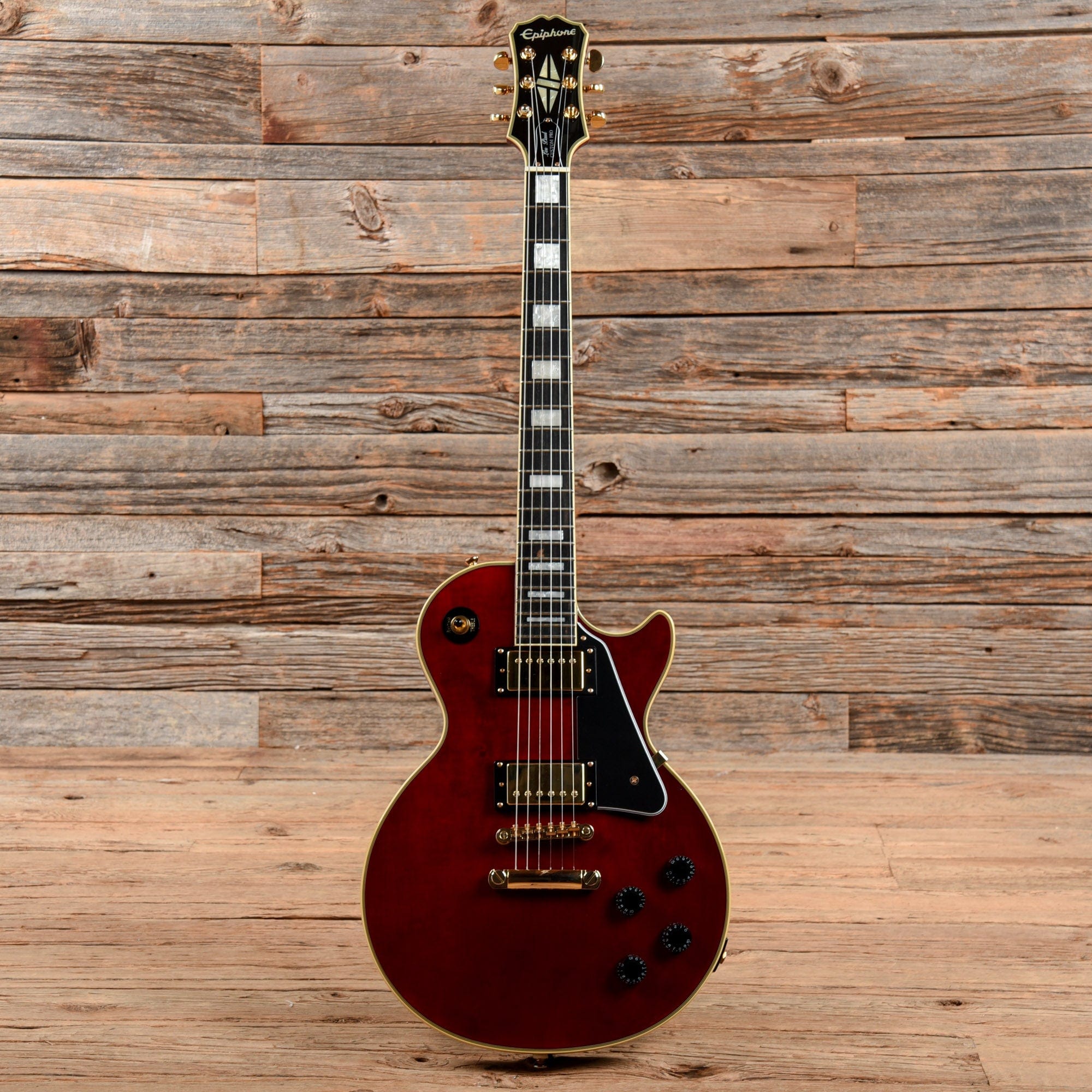 Epiphone Les Paul Custom PRO Wine Red 2017 – Chicago Music Exchange