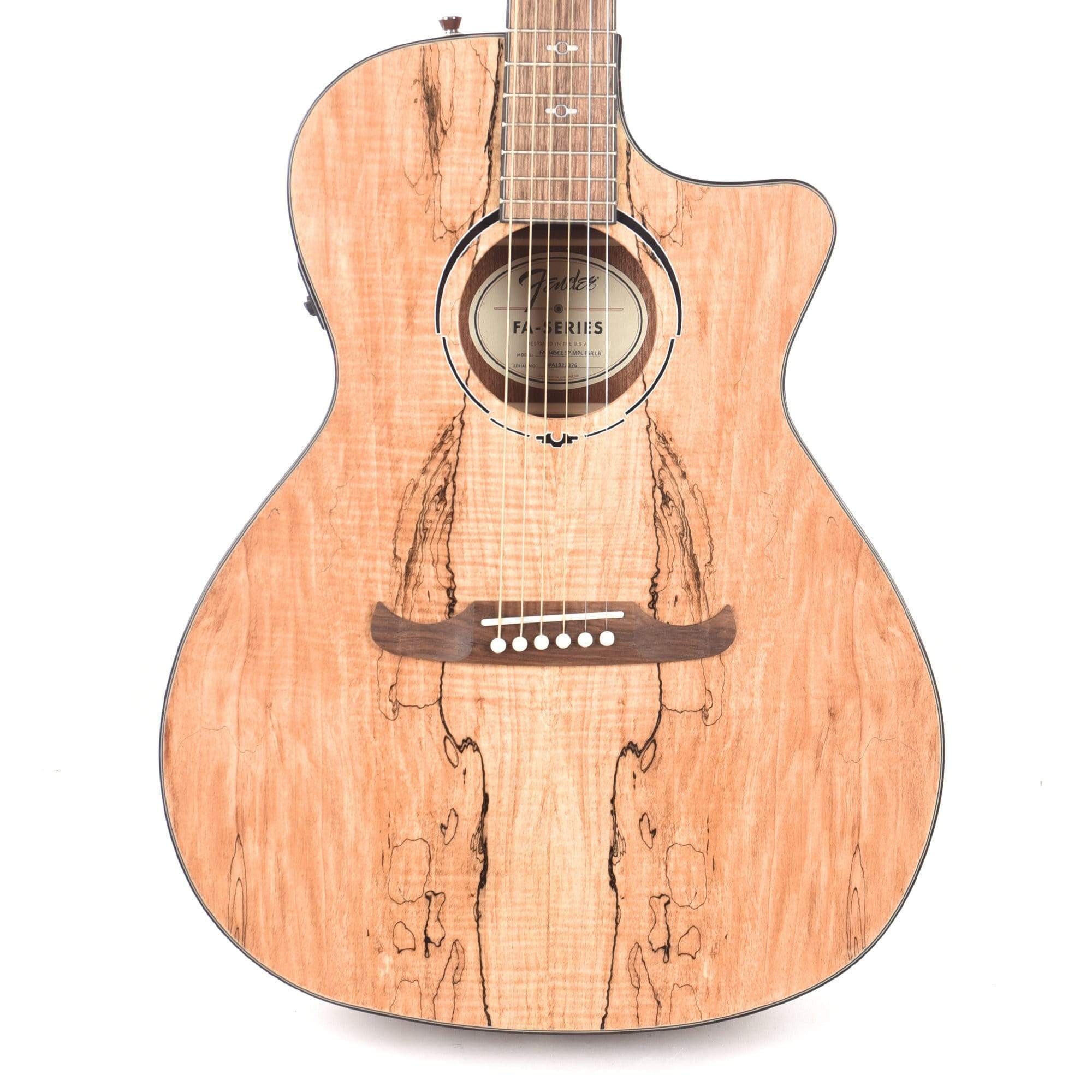 Fender FSR FA-345CE Spalted Maple Natural – Chicago Music Exchange
