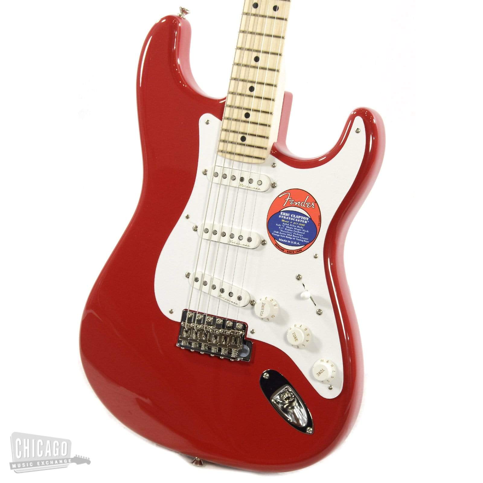 Fender Artist Eric Clapton Stratocaster Torino Red – Chicago Music