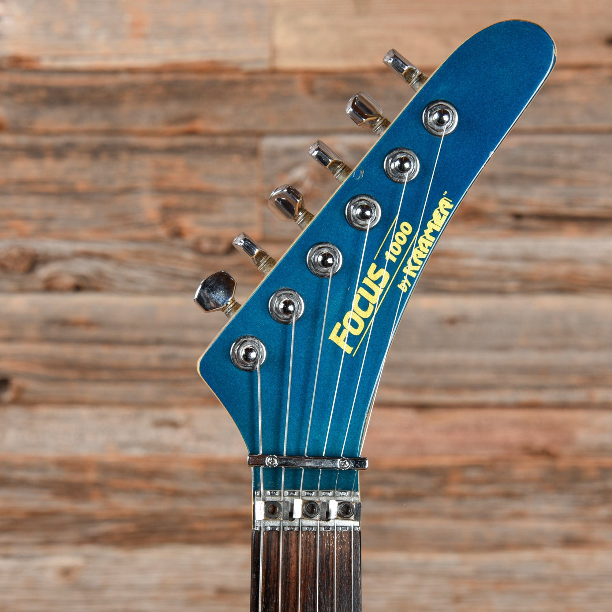 Kramer Focus 1000 Metallic Blue 1980s – Chicago Music Exchange