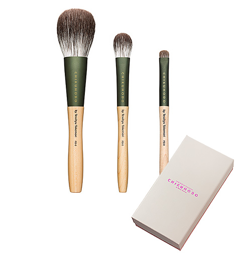 FOシリーズ3点セットブラシ：S-FO-3｜竹宝堂（ちくほうどう）熊野筆