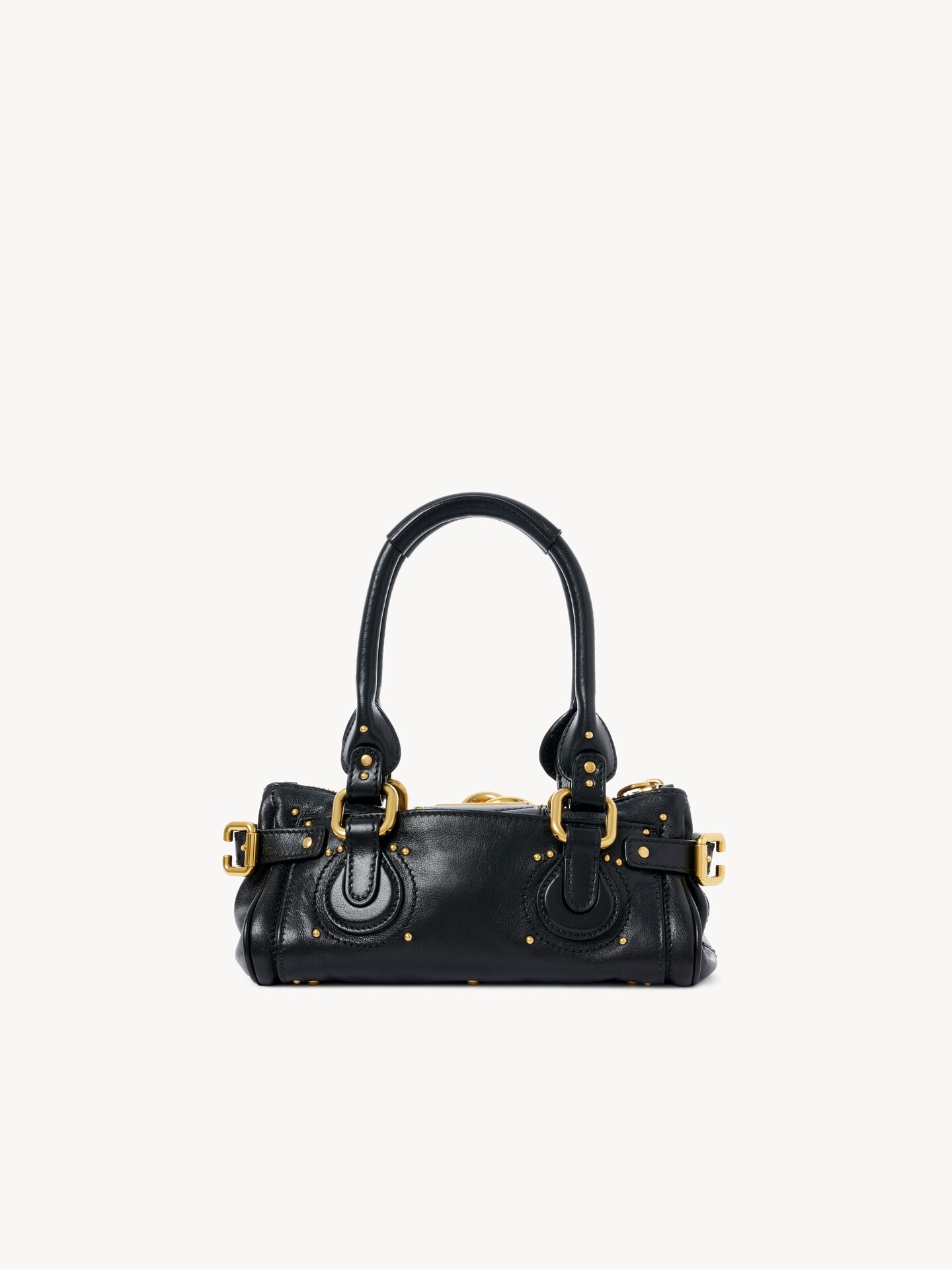 グレインレザー製Paddingtonスモールバッグ 黒 - Chloé