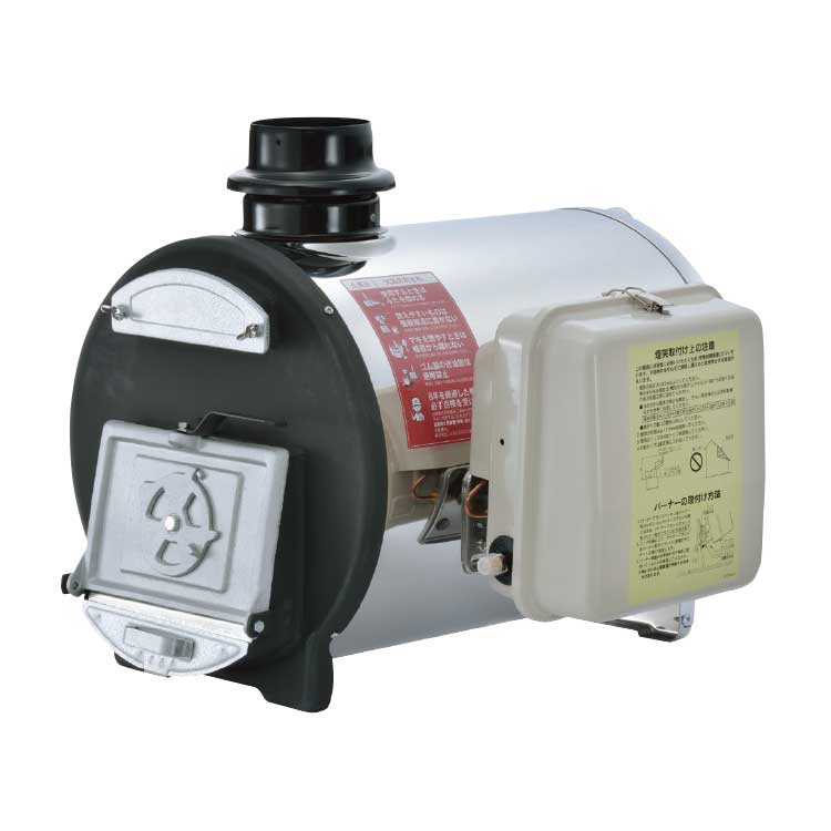 石油ふろがま 追いだきタイプ・マキ焚兼用｜【長府製作所】-石油・ガス