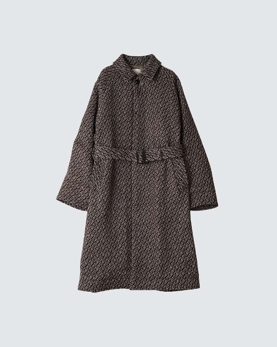 YOKE】今シーズンの目玉 “WOOL NEP TWEED BALMACAAN COAT” | CIENTO BLOG