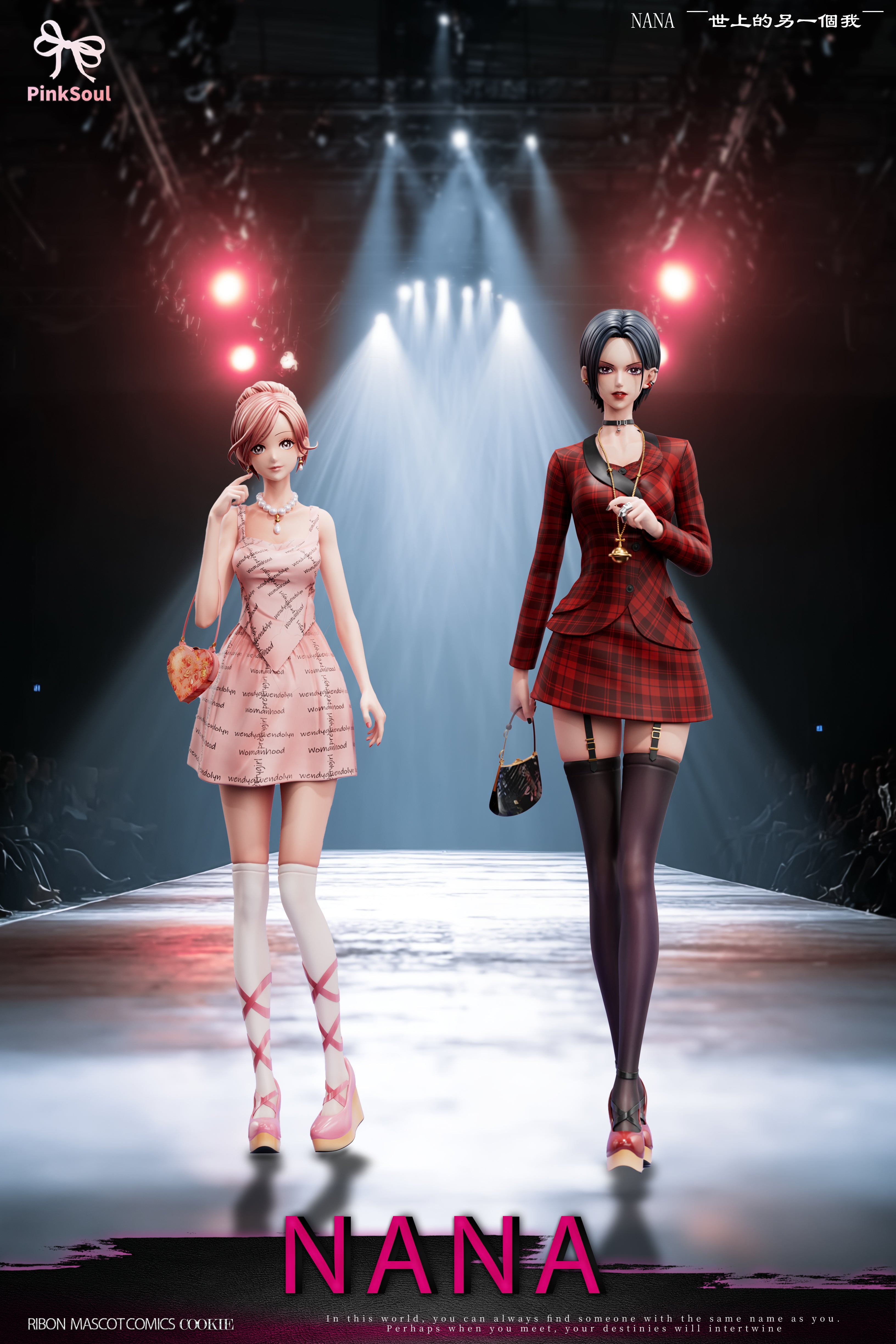 Nana PinkSoul Studio NaNa Oosaki Nana x Komatsu Nana Resin Statue