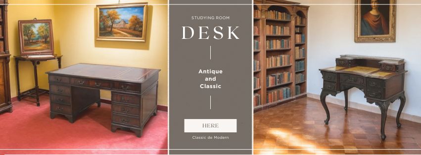 アンティーク テーブル 書斎デスク 【公式】クラシックデモダン