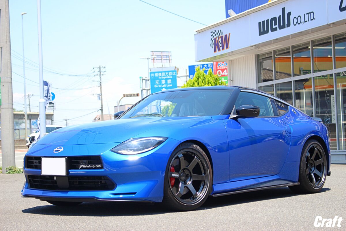 RZ34 」アケボノキャリパー車に19インチのTE37 SAGA S-Plus を装着