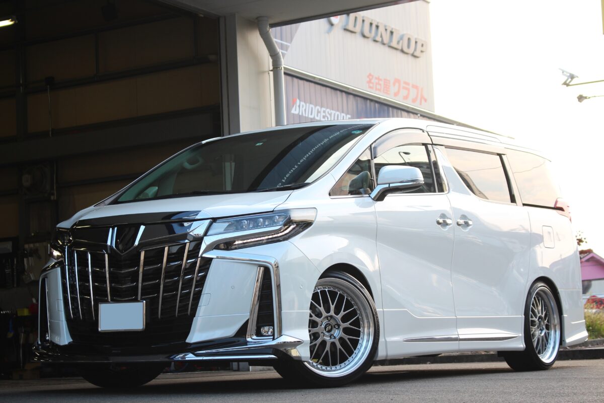 30系アルファードに深リム！WORK ジスタンスW10M 21インチを装着