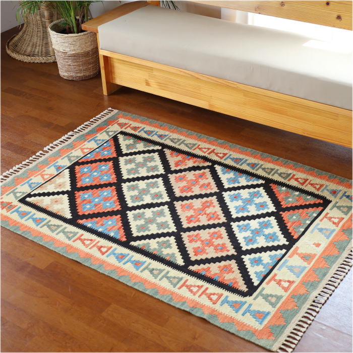 キリムラグ 約150×100cm（1畳）｜手織ラグの店クラフトワーク