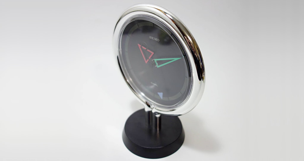 セイコー SEIKO ポストモダンデザイン 置時計 - CRAFTS DESIGN