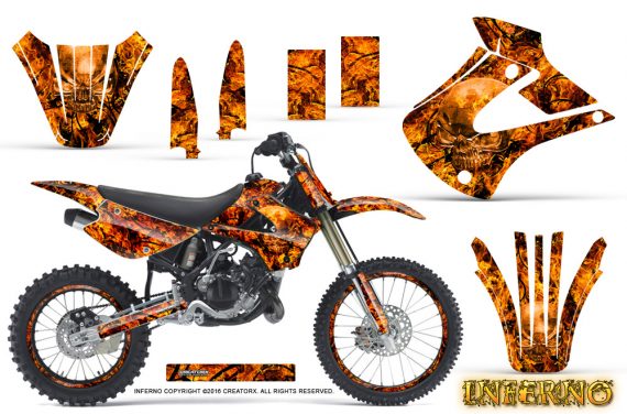 Kawasaki KX85 KX100 2001-2013 Graphics | CREATORX Graphics - The