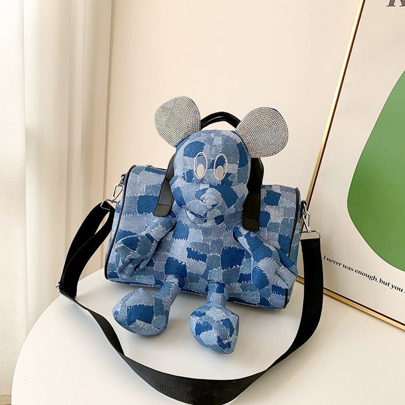 Woman's Mickey x DISNEY monogram logo Mickey x Tote shoulder bag
