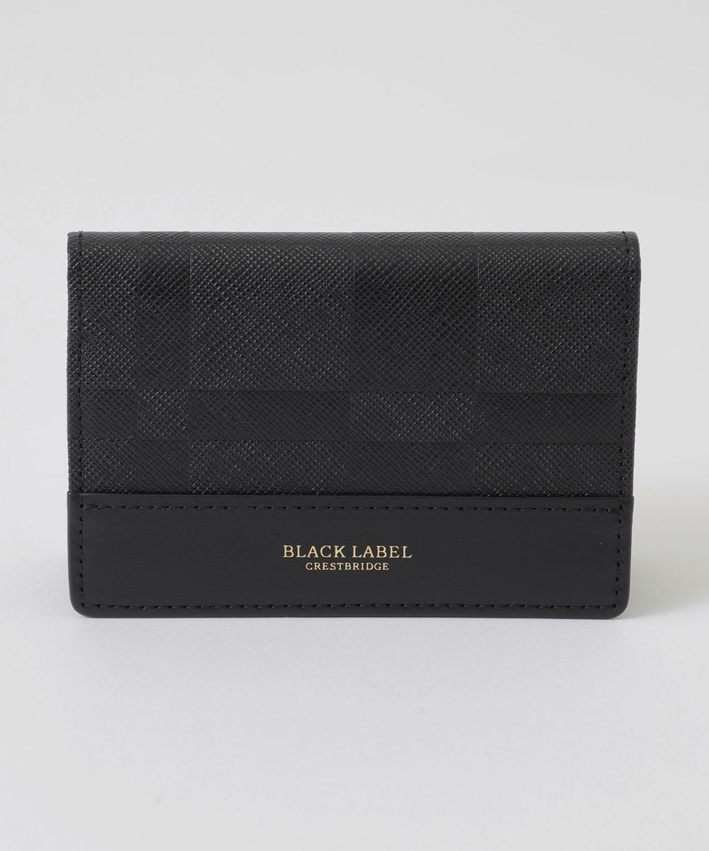 エンボスチェックカードケース（ウォレット/ケース）｜BLACK LABEL