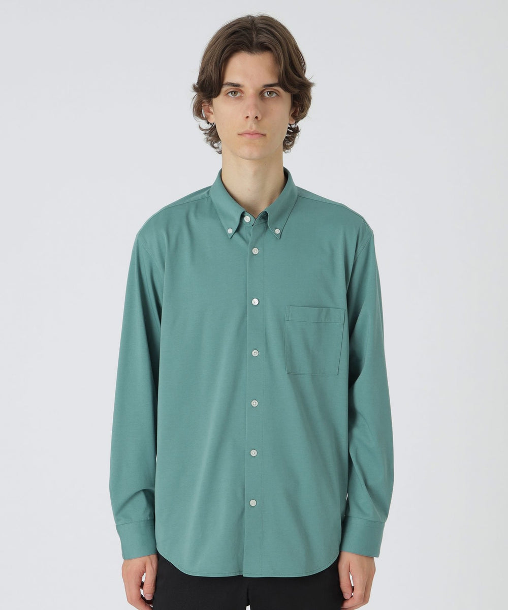 マーセライズプレーティングシャツ（カジュアルシャツ）｜BLACK LABEL