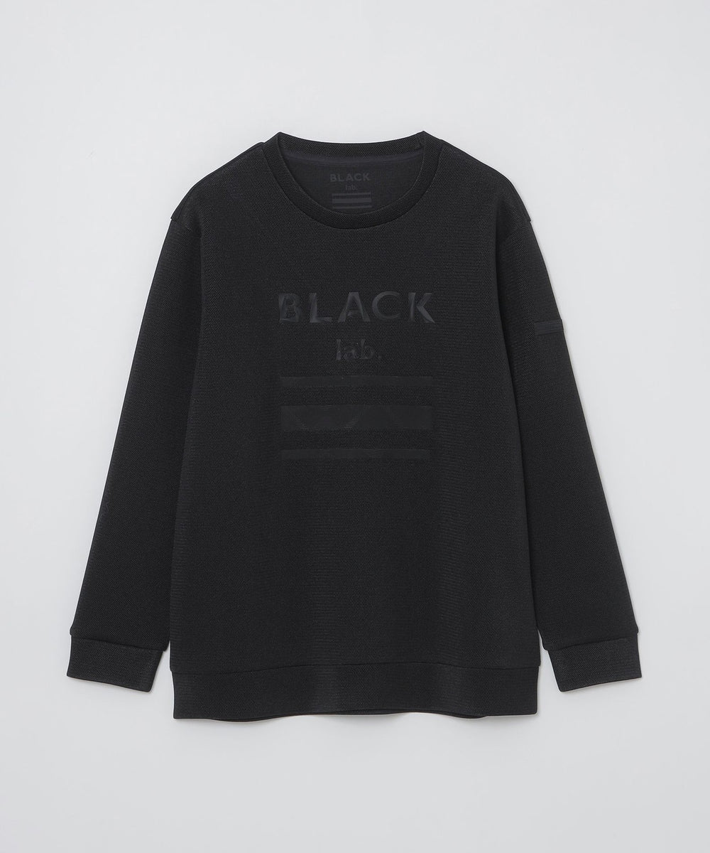 BLACK lab.】ダブルラッセルグラフィックスウェットシャツ（カットソー