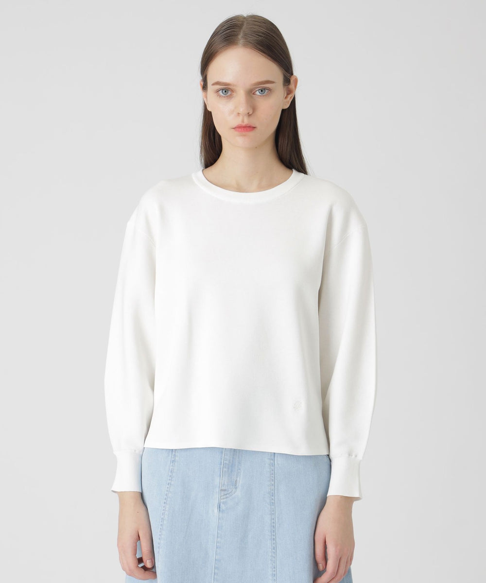 コットンポリエステルスムースニットプルオーバー（ニットウェア