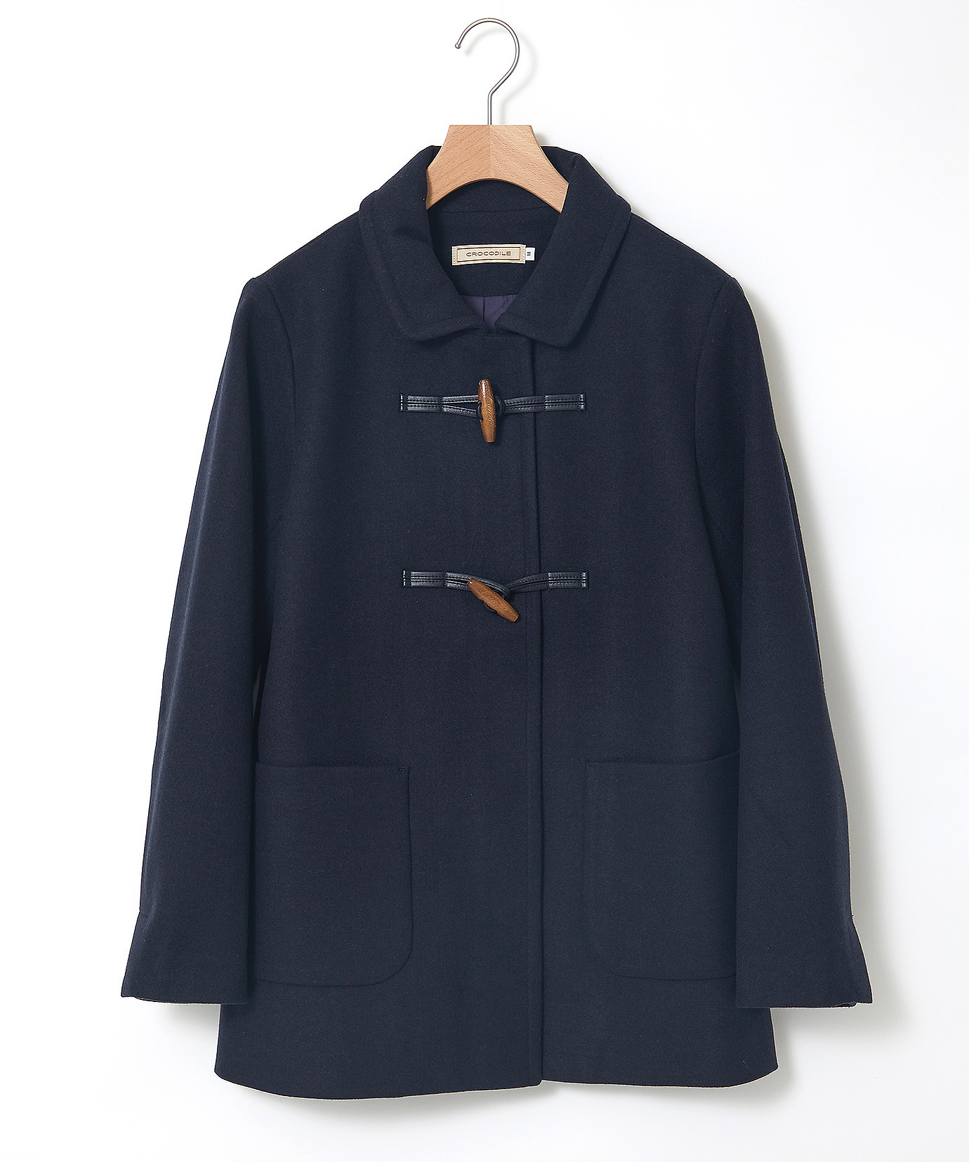 OLD ENGLAND ムーアブルック ヘリンボーン ダッフルコート 濃紺