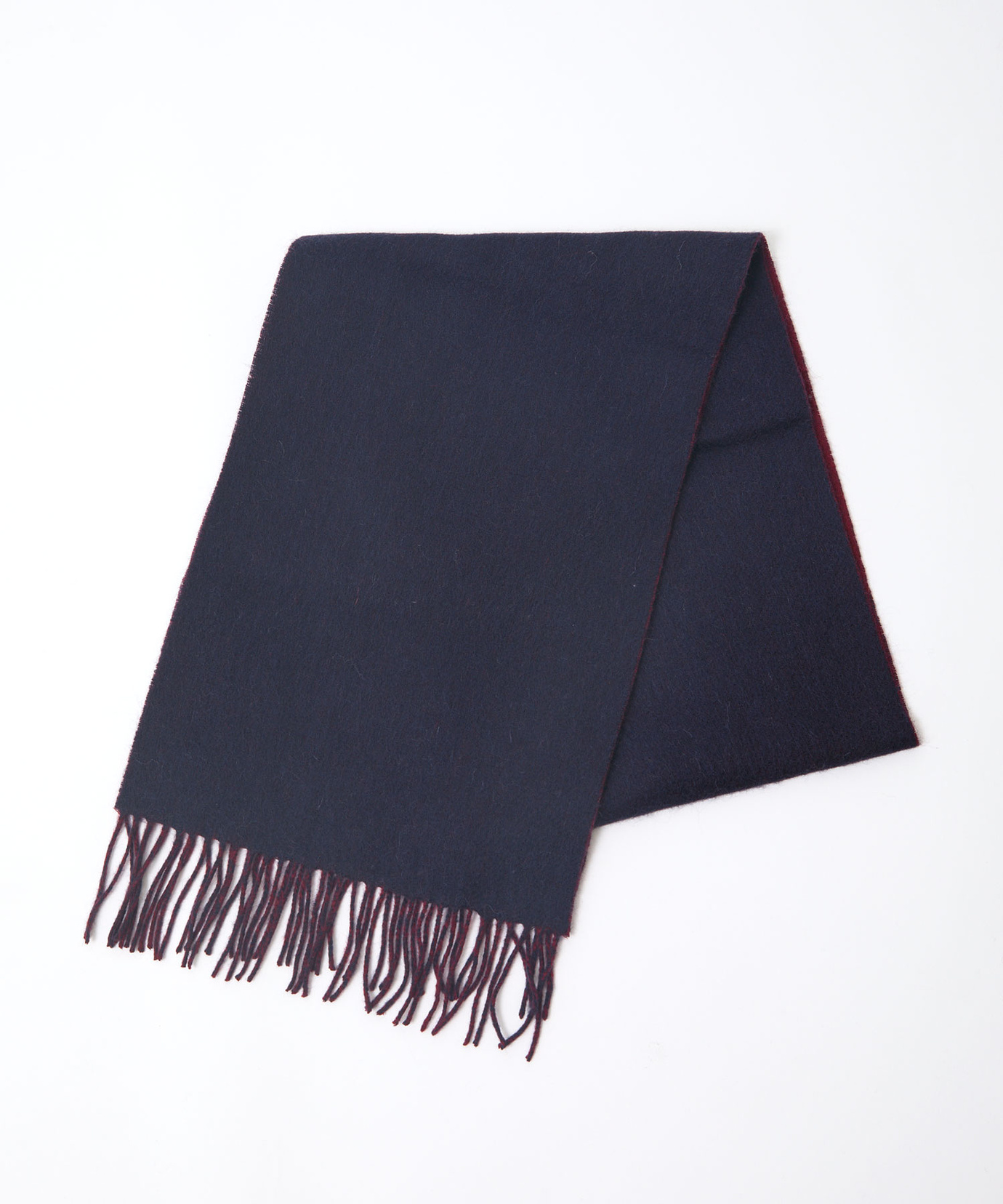 レディース カシミヤブレンド リバーシブル マフラー通販 [0219-55951