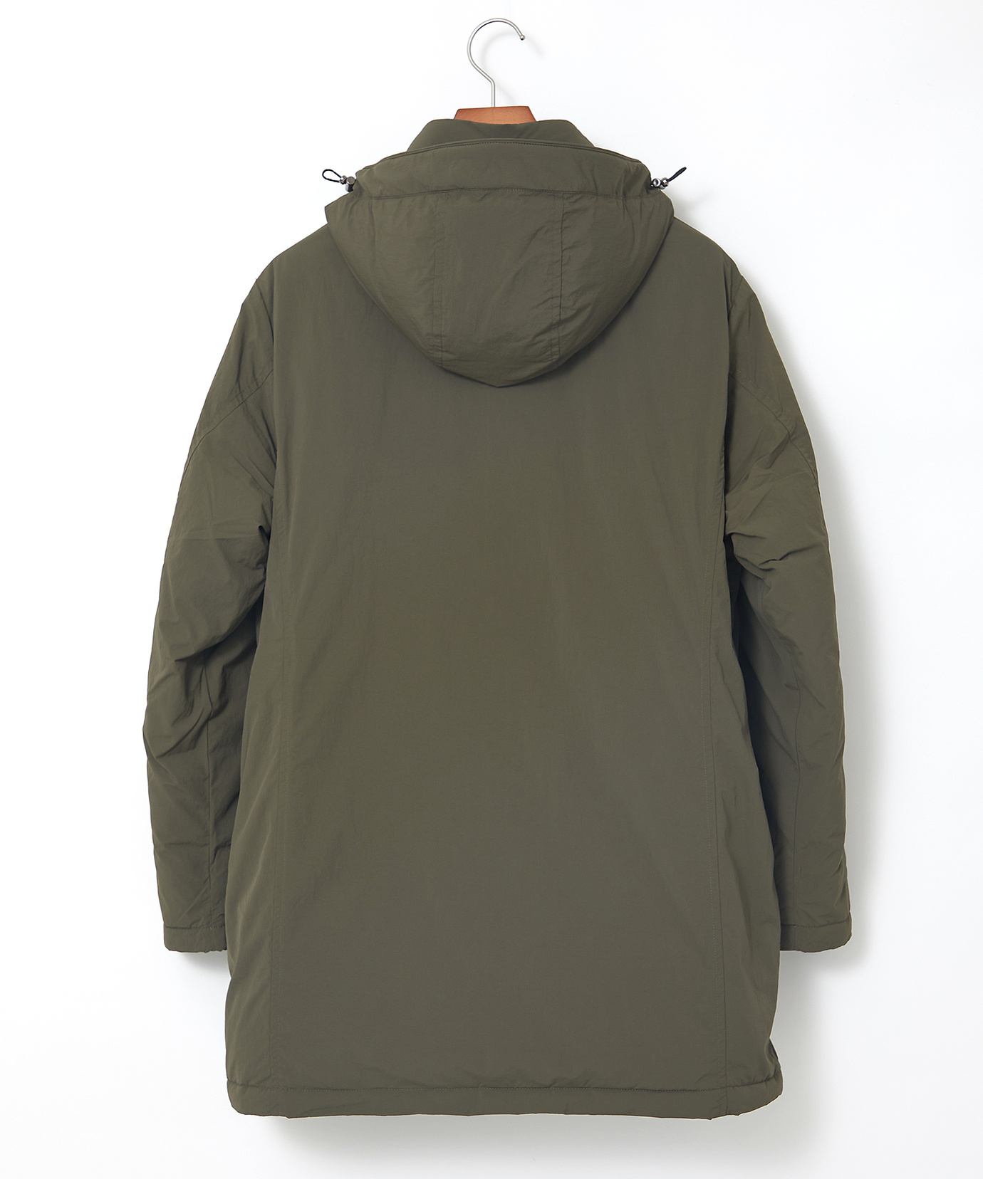 メンズ ナイロン フード付き ダウンコート【撥水加工】通販 [1604