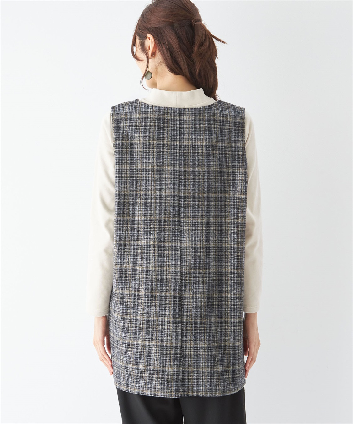 ツイードジャンパードレス DECOY｜クロスプラス公式通販サイト