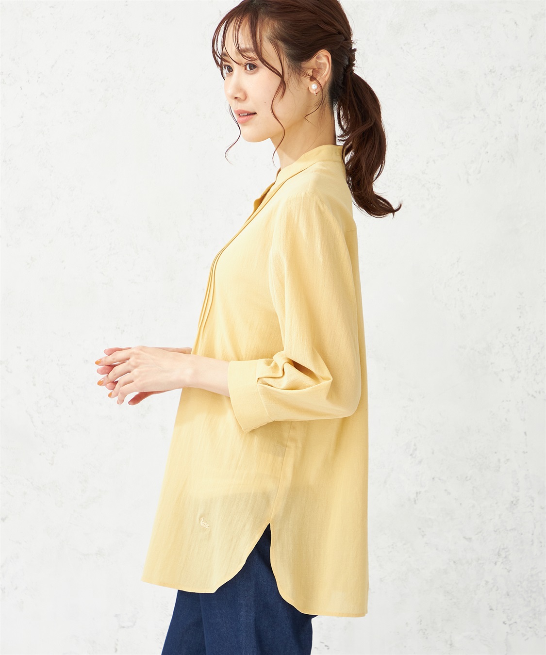 ピンタックブラウス DECOY｜クロスプラス公式通販サイト