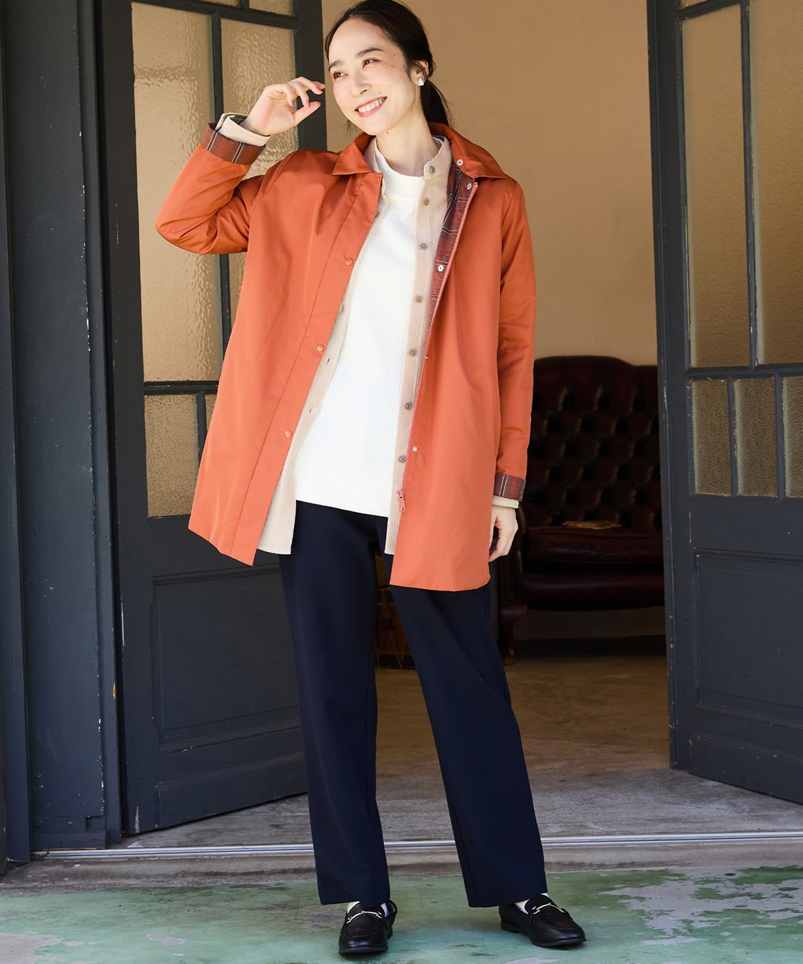 ストレッチストレートパンツ DECOY｜クロスプラス公式通販サイト