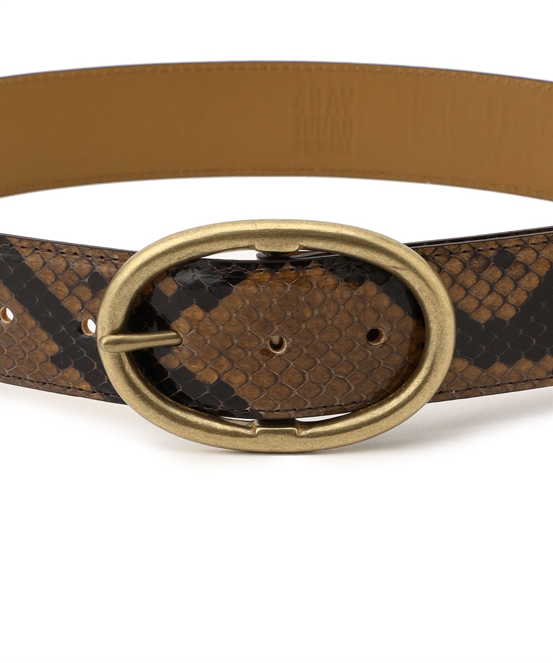 ヘビ革ベルト 49AV JUNKO SHIMADA｜クロスプラス公式通販サイト