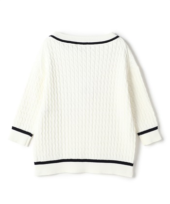 ケーブルニット7分袖トップス 49AV JUNKO SHIMADA｜クロスプラス公式