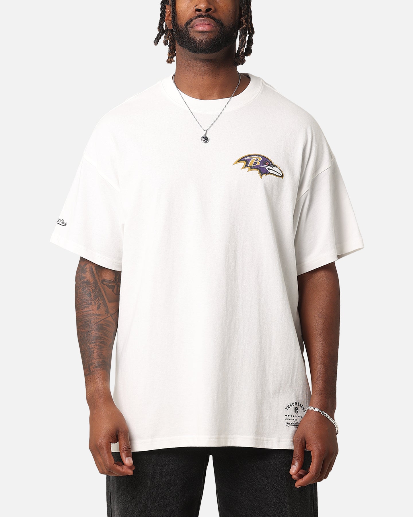 Mitchell & Ness Baltimore Ravens 'Alter Ego' Flames T-Shirt