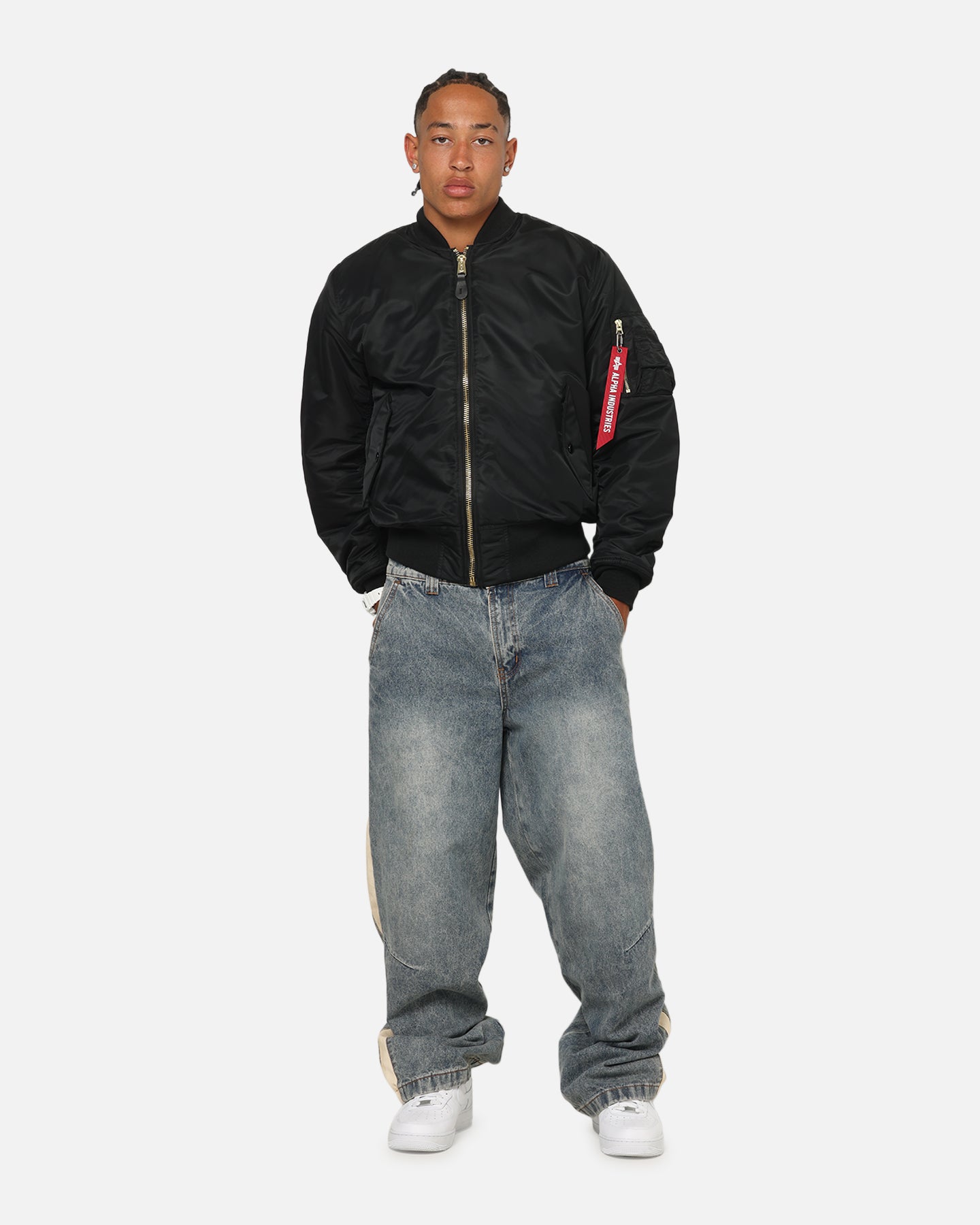 Alpha Industries Alpha MA-1 Flight Jacket Black | Culture Kings US